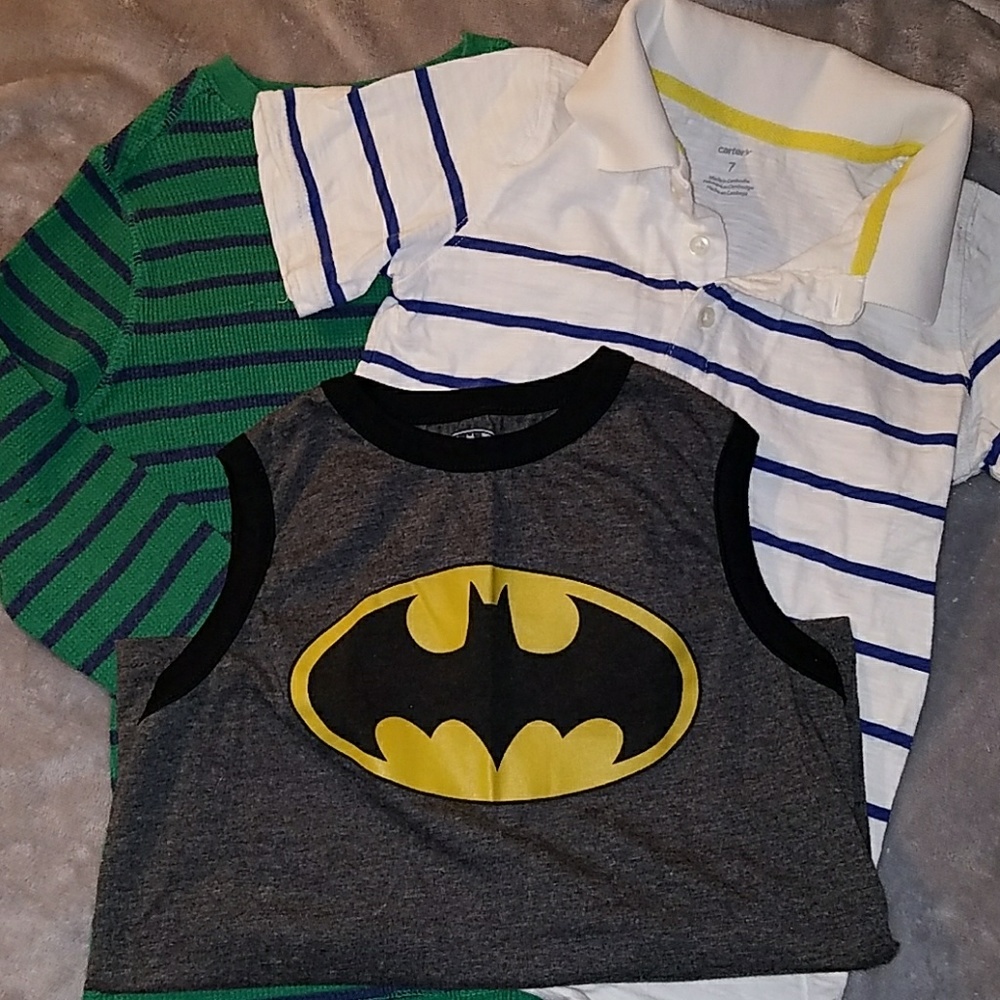 Boys lot 3 shirts Sz 6/7